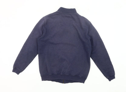 Cotton Traders Men's Navy Full Zip Sweatshirt Jacket Size S