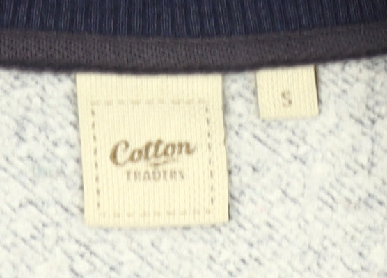 Cotton Traders Men's Navy Full Zip Sweatshirt Jacket Size S