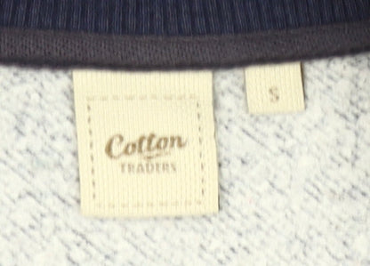 Cotton Traders Men's Navy Full Zip Sweatshirt Jacket Size S