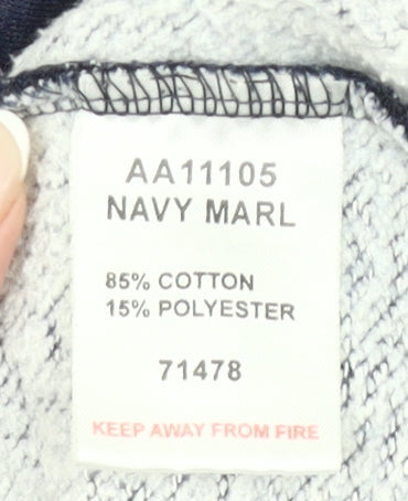 Cotton Traders Men's Navy Full Zip Sweatshirt Jacket Size S