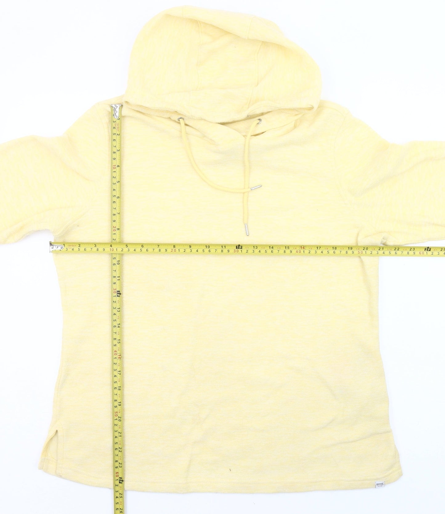 Regatta Womens Yellow Pullover Hoodie Size 14 Polyester Outdoor