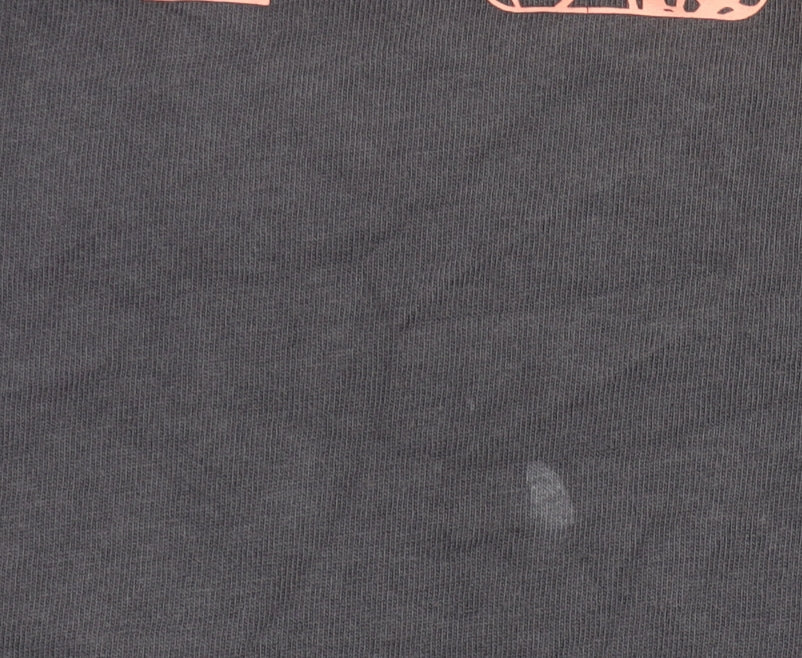 Puma Womens Black S Logo T-Shirt Casual Short Sleeve Cotton