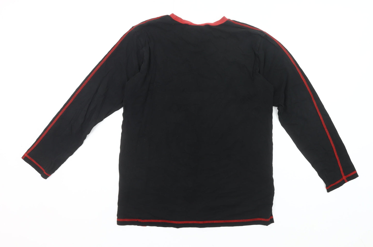 Next Boys Manchester United Black Red Long Sleeve Pyjama Top 11-12 Years