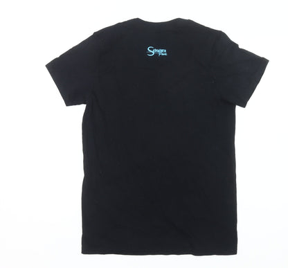 Selvatura Park Men’s Black Cotton Graphic T-Shirt Size S Regular Fit