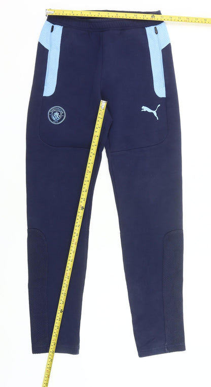 Puma Men’s Blue Manchester City Slim Jogger Sweatpants S
