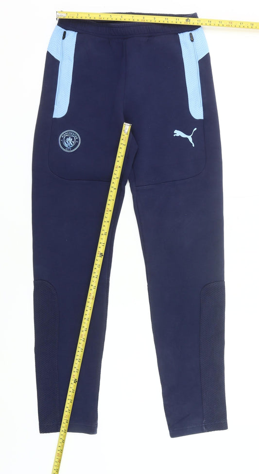 Puma Men’s Blue Manchester City Slim Jogger Sweatpants S