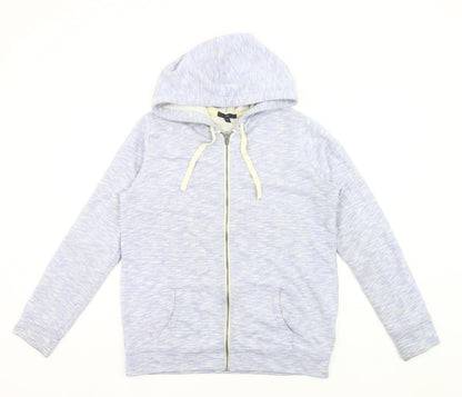 Gap Women’s Blue Full Zip Hoodie Size M Cotton Blend