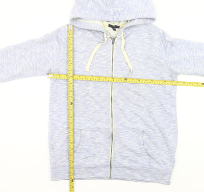Gap Women’s Blue Full Zip Hoodie Size M Cotton Blend