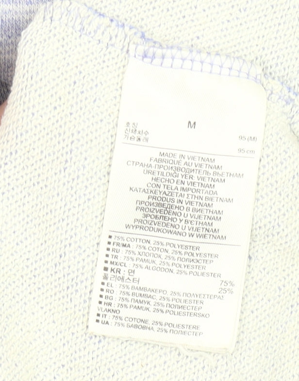 Gap Women’s Blue Full Zip Hoodie Size M Cotton Blend