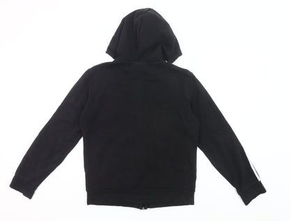Adidas Womens Black Full Zip Hoodie Sweatshirt UK 12-14 M