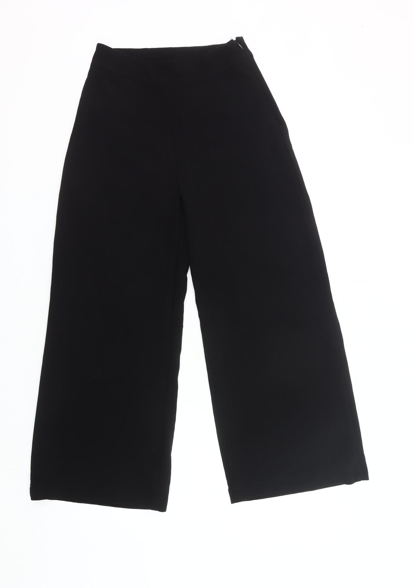 GFLOCK Women’s Black Wide-Leg High Rise Trousers Size 8