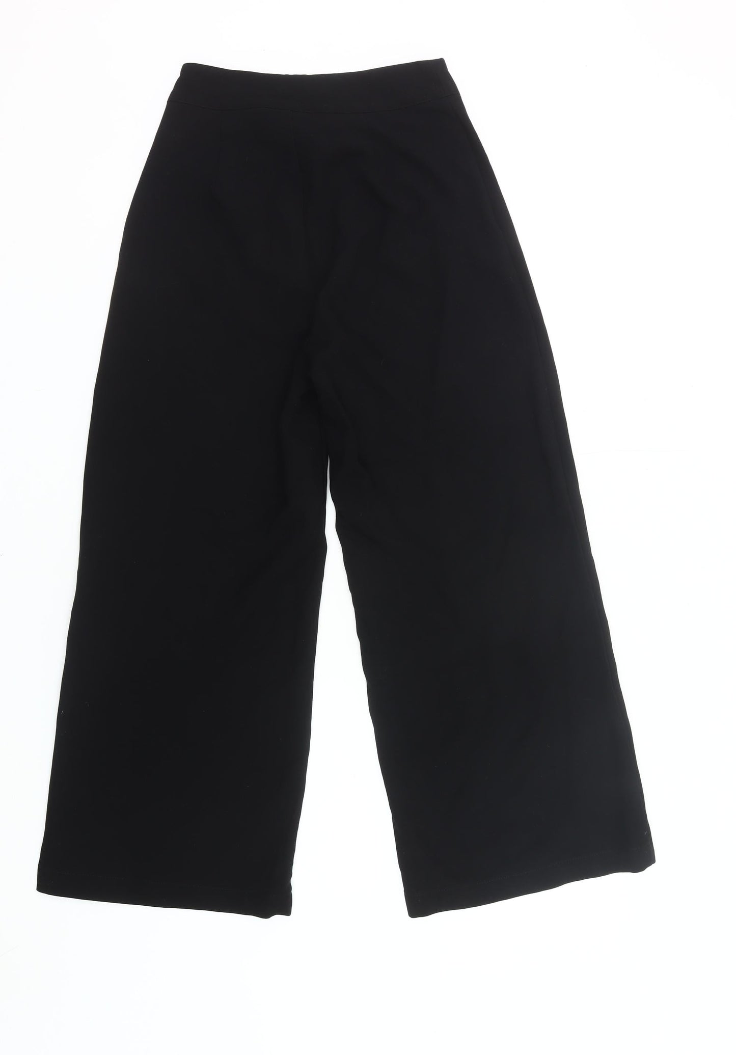 GFLOCK Women’s Black Wide-Leg High Rise Trousers Size 8