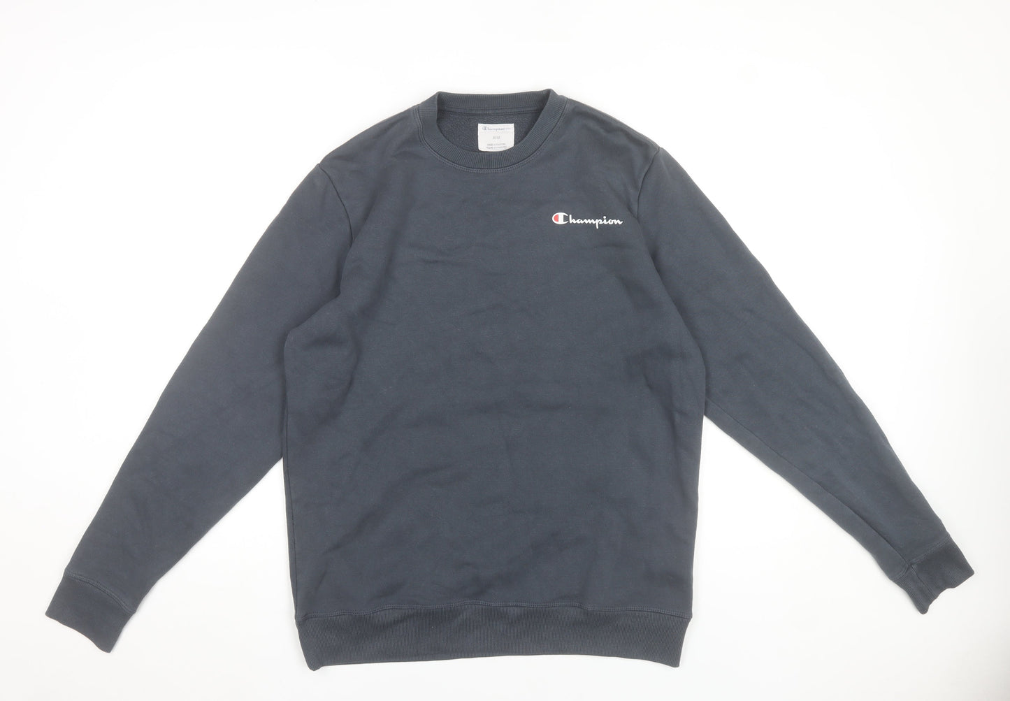 Mens UK Size M Champion Black Pullover Sweatshirt