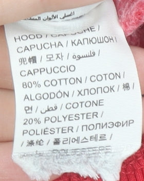 Superdry Mens Red Full Zip Hoodie Jacket Size S Regular Fit