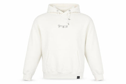 Pull & Bear Men’s White Graphic Print Pullover Hoodie Size S