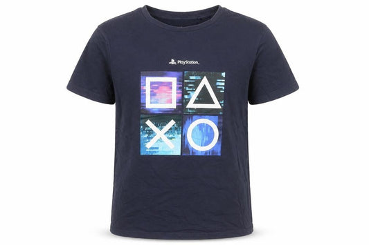 Fashion UK Boys PlayStation Blue Graphic T-Shirt 10-11 Years Casual Cotton