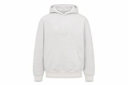 Nicce Mens Beige Pullover Hoodie Medium Regular Fit Logo Fleece