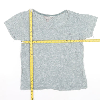 Womens UK Size 10 Mountain Warehouse Green Basic T-Shirt