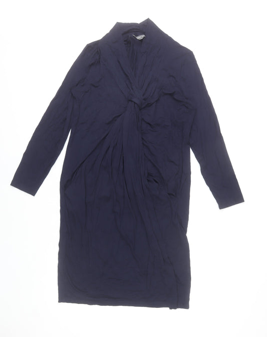 Laura Ashley Women’s Blue Size 14 Sheath Knee Length Dress