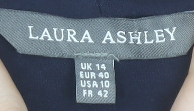 Laura Ashley Women’s Blue Size 14 Sheath Knee Length Dress