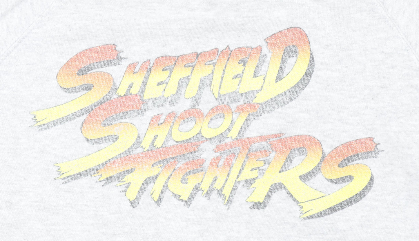 Unisex Adults Grey Sheffield Shoot Fighters Sweatshirt S Regular Fit