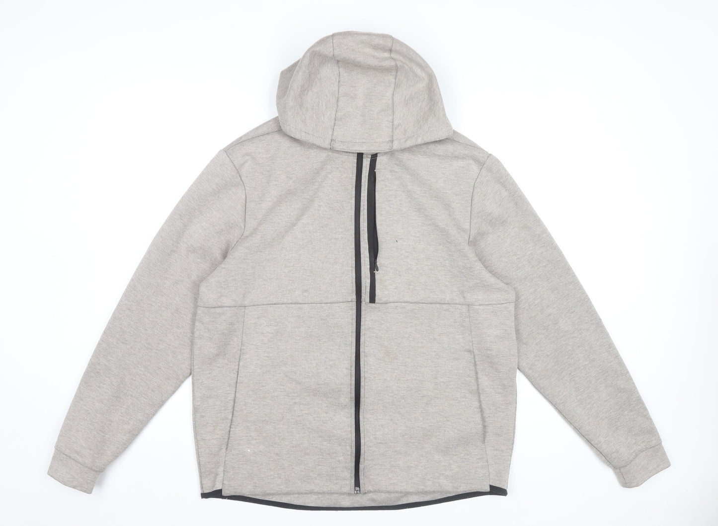 H&M Men’s Grey XL Full Zip Hoodie Jacket with Hood