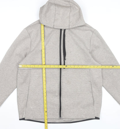H&M Men’s Grey XL Full Zip Hoodie Jacket with Hood