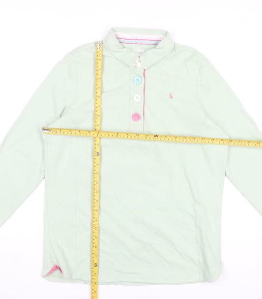 Womens UK Size 12 Joules Green Basic Polo