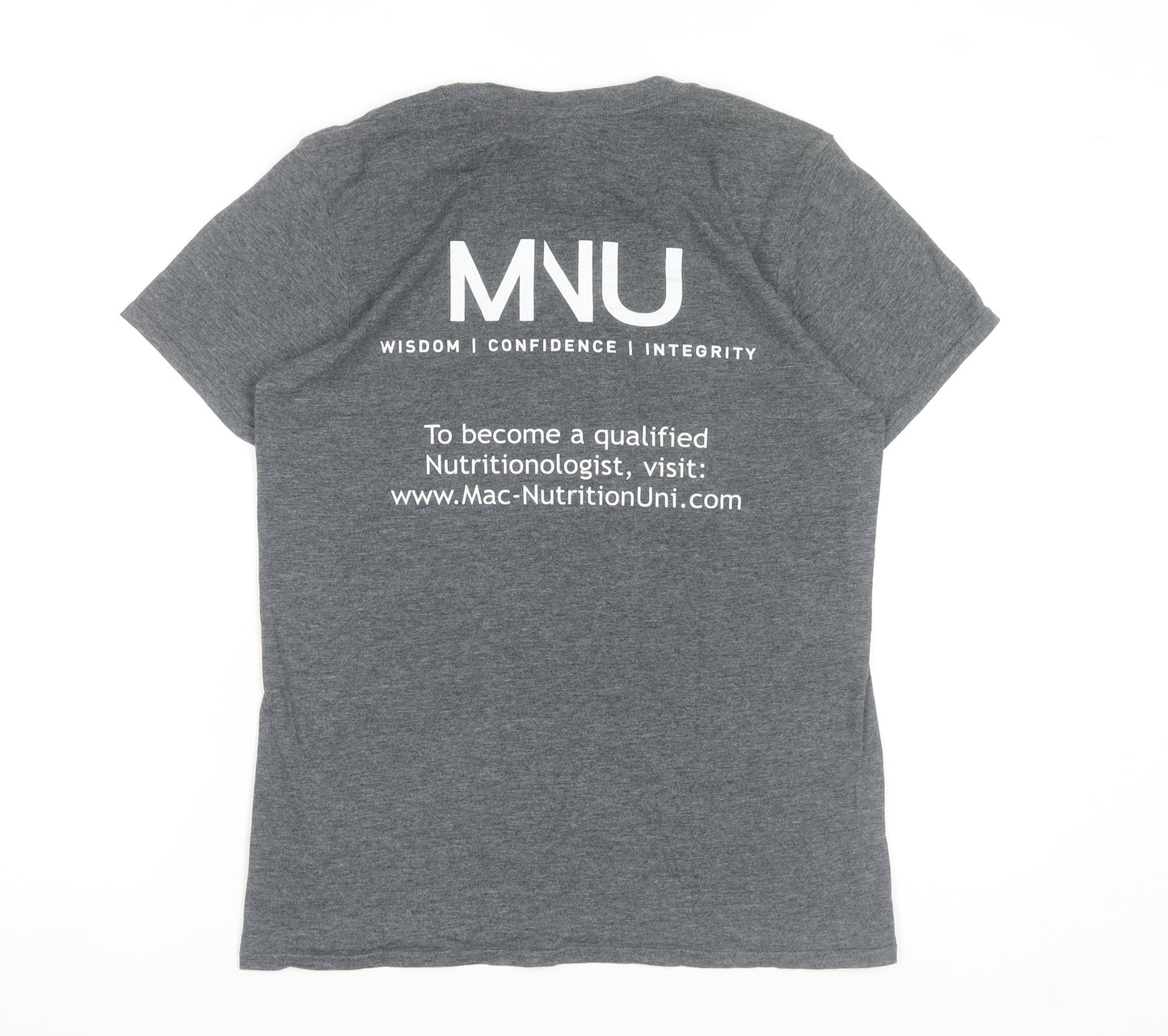 Gildan Women’s Grey Nutritionologist Funny Quote T-Shirt Size S