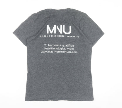Gildan Women’s Grey Nutritionologist Funny Quote T-Shirt Size S