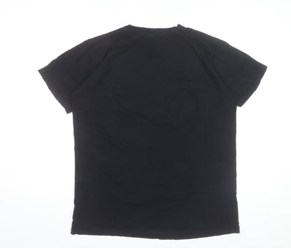 American Apparel Men’s Black Loki Marvel Graphic T-Shirt Size M