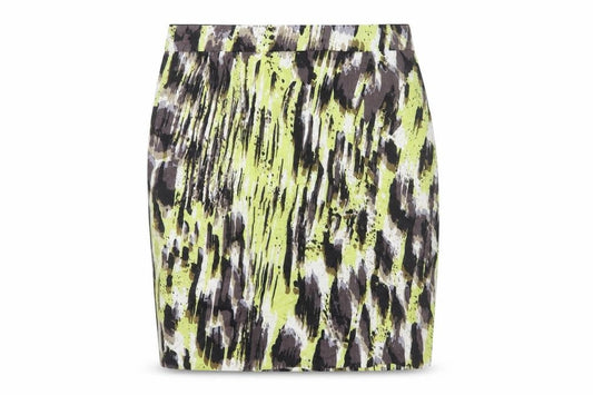 Marks and Spencer Women’s Multicoloured Linen Pencil Skirt UK 10