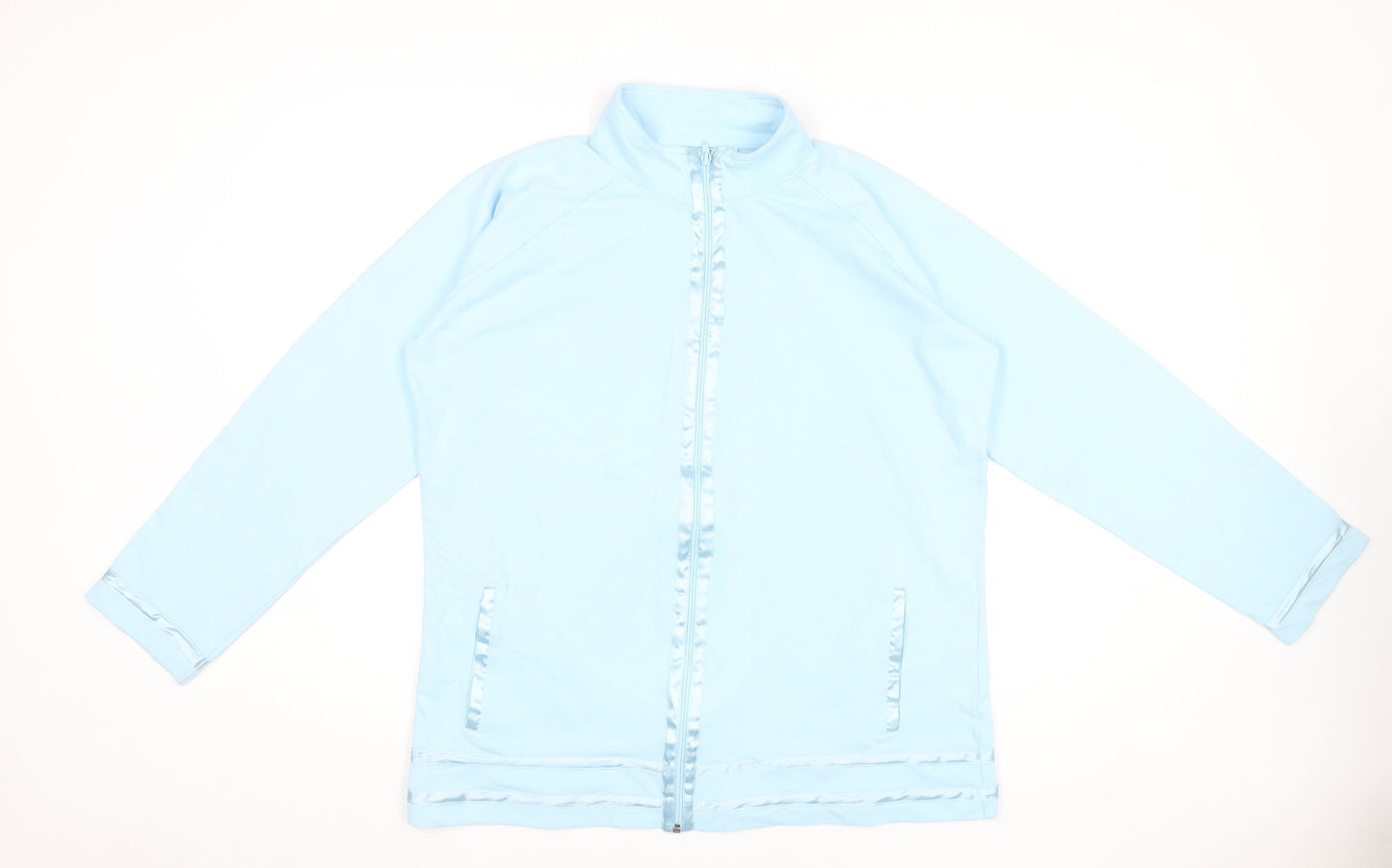 South Lodge Women’s Blue Full Zip Sweatshirt XL Cotton Blend