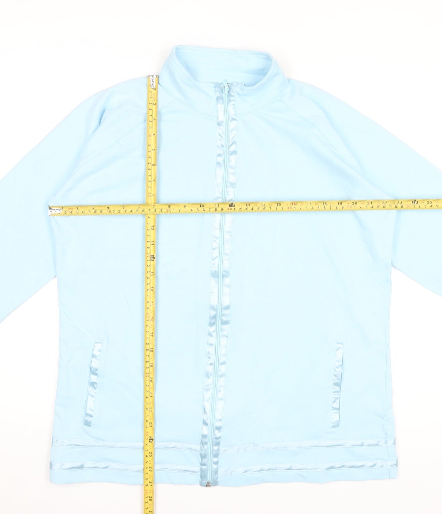 South Lodge Women’s Blue Full Zip Sweatshirt XL Cotton Blend
