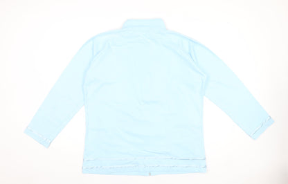 South Lodge Women’s Blue Full Zip Sweatshirt XL Cotton Blend