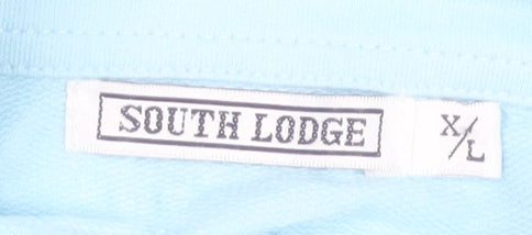 South Lodge Women’s Blue Full Zip Sweatshirt XL Cotton Blend