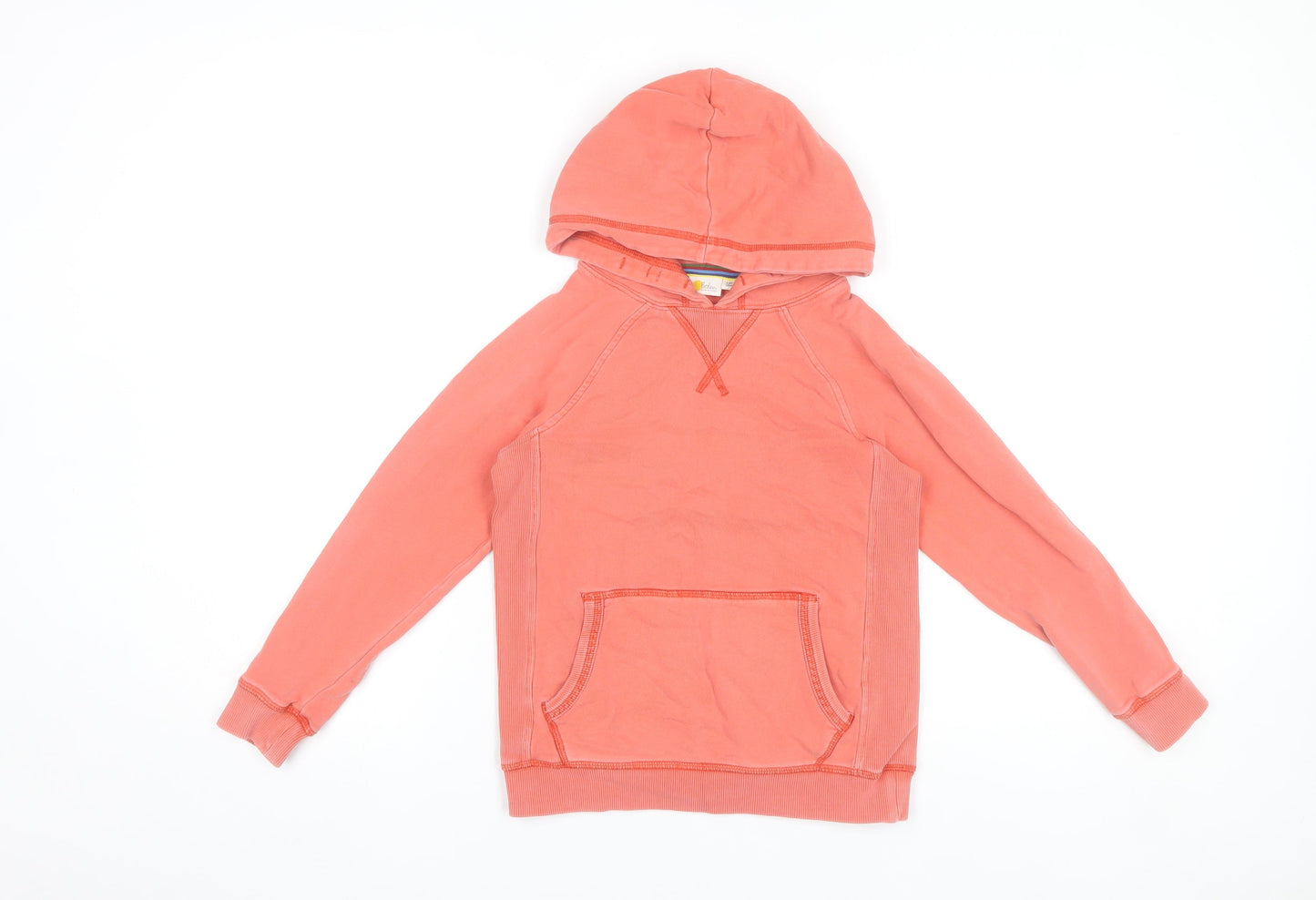Boys UK Size 7-8 Years Boden Pink Pullover Hoodie
