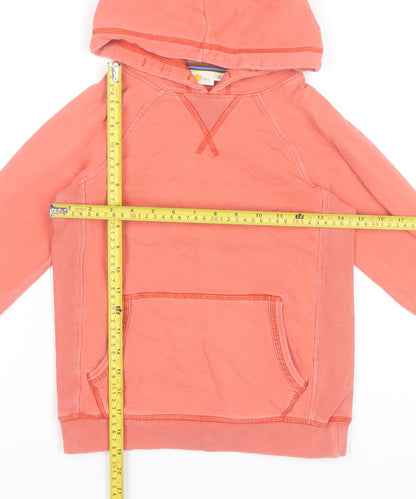 Boys UK Size 7-8 Years Boden Pink Pullover Hoodie