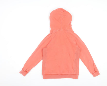 Boys UK Size 7-8 Years Boden Pink Pullover Hoodie