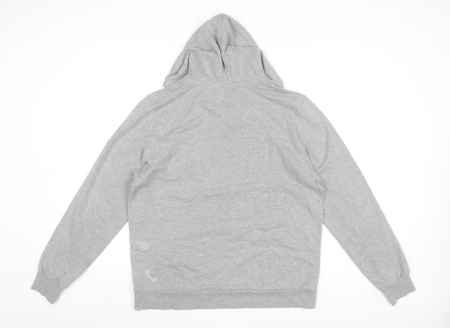 Tommy Hilfiger Men’s Grey Hoodie Pullover Medium Regular Fit