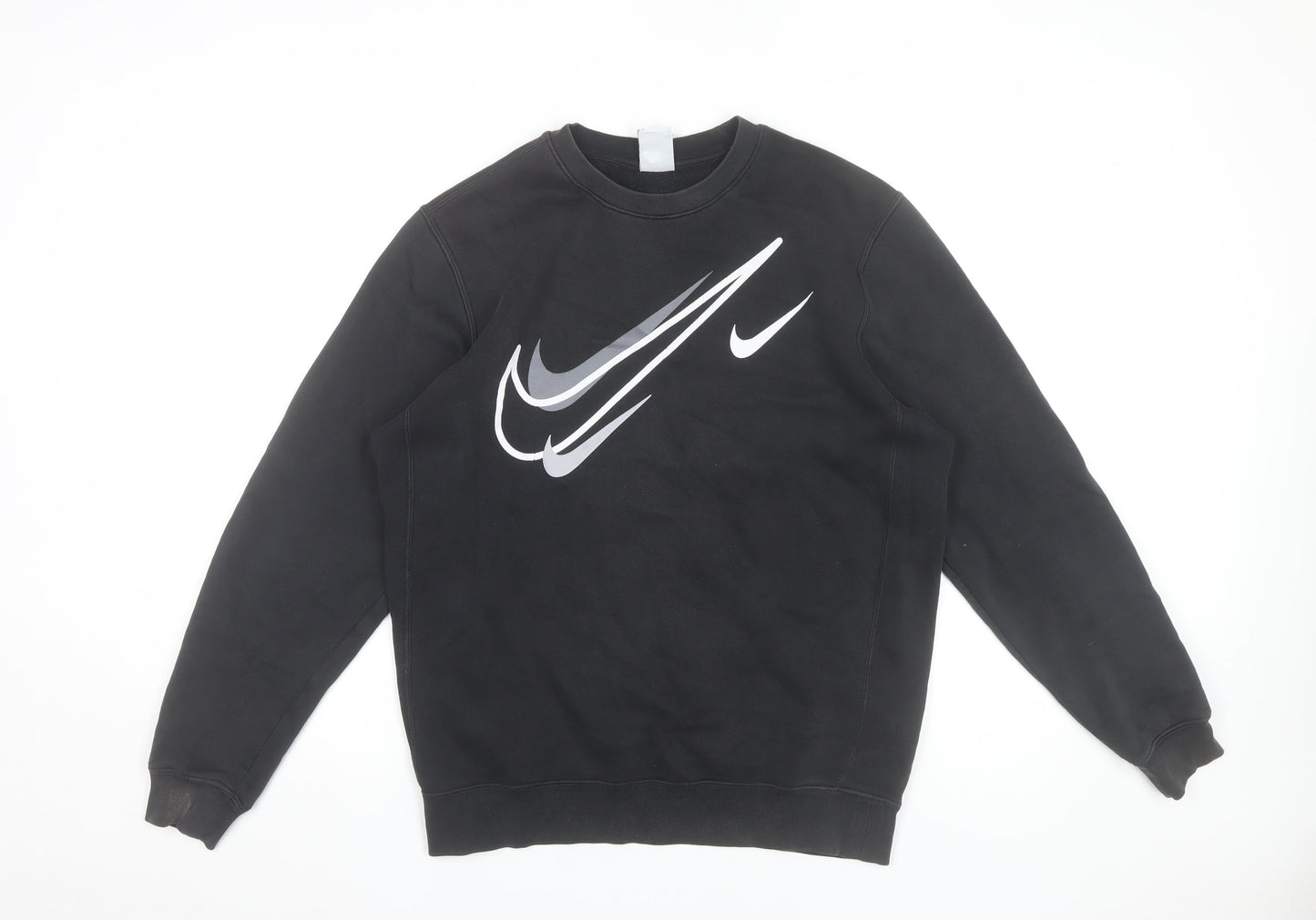 Mens UK Size S Nike Black Pullover Sweatshirt