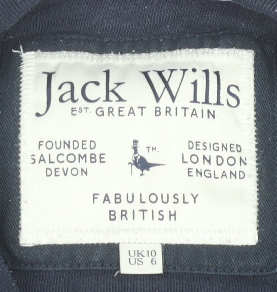 Womens UK Size 10 Jack Wills Multicoloured Pullover Sweatshirt