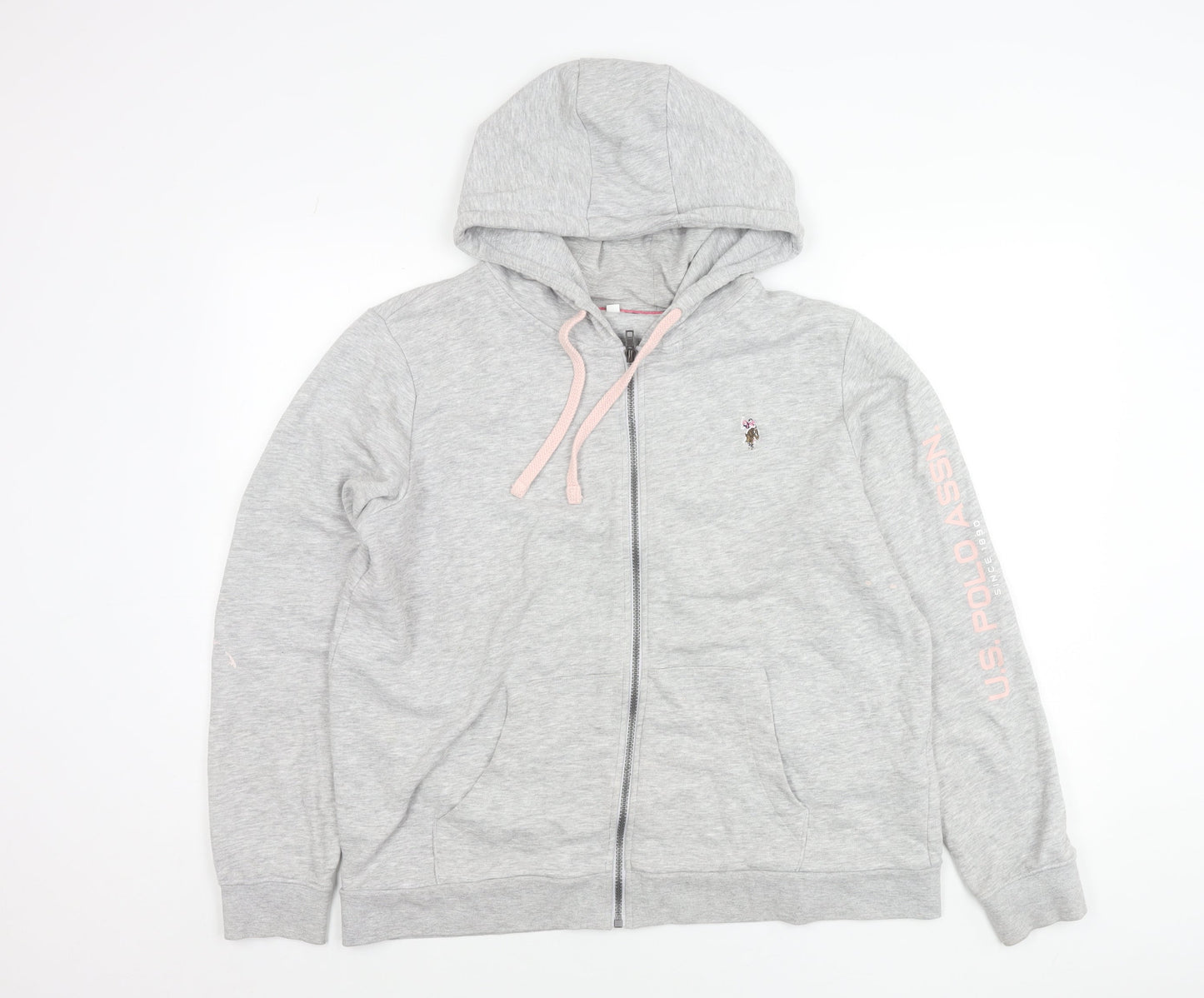 Womens UK Size 16 U.S. Polo Assn. Grey Basic Jacket