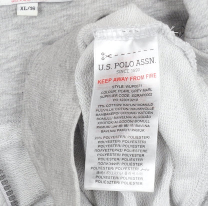 Womens UK Size 16 U.S. Polo Assn. Grey Basic Jacket