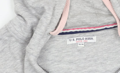 Womens UK Size 16 U.S. Polo Assn. Grey Basic Jacket