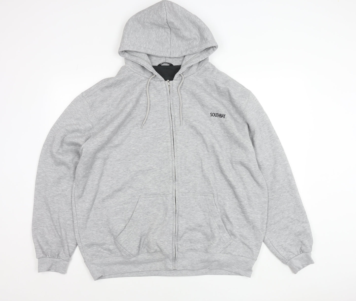 Southbay Unisex Adults Grey Full Zip Hoodie Jacket L