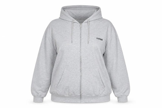Southbay Unisex Adults Grey Full Zip Hoodie Jacket L