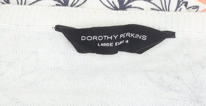 Dorothy Perkins Women’s Multicoloured Floral 3/4 Sleeve Cardigan L