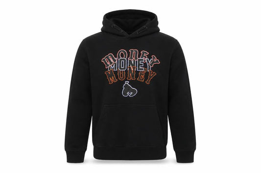 Money Boys Black Hoodie 12-13 Years Pullover Graphic Embroidered Logo