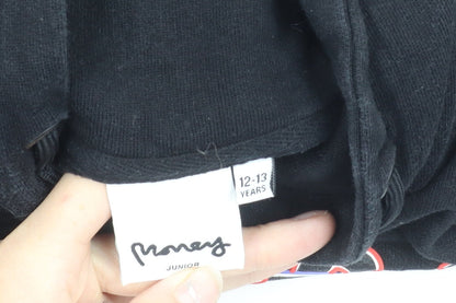 Money Boys Black Hoodie 12-13 Years Pullover Graphic Embroidered Logo